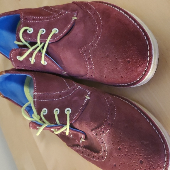 Ted Baker Suede Wingtip Brogues - Picture 2 of 4
